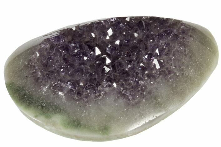 Sparkly Druzy Amethyst Cabochon - Artigas, Uruguay #186322